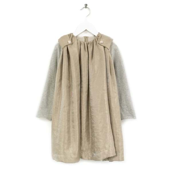 عرض تفاصيل dress with long knit sleeves
 صورة dress with long knit sleeves