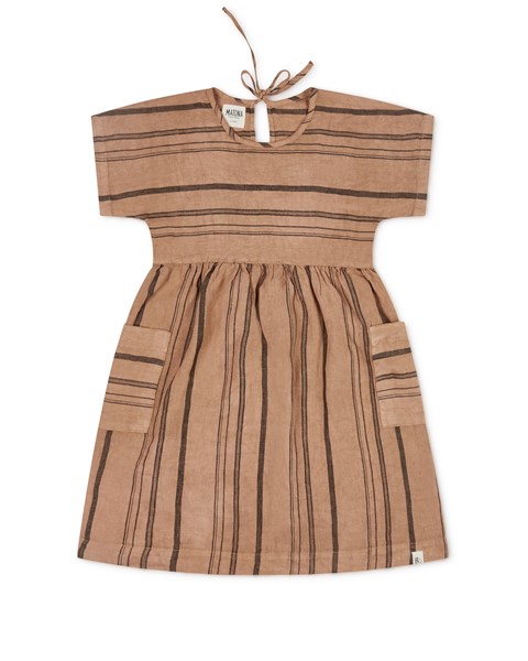 عرض تفاصيل Eden Linen Dress Beige Pink
 صورة Eden Linen Dress Beige Pink