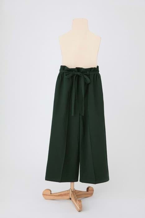 صورة green wide trousers
