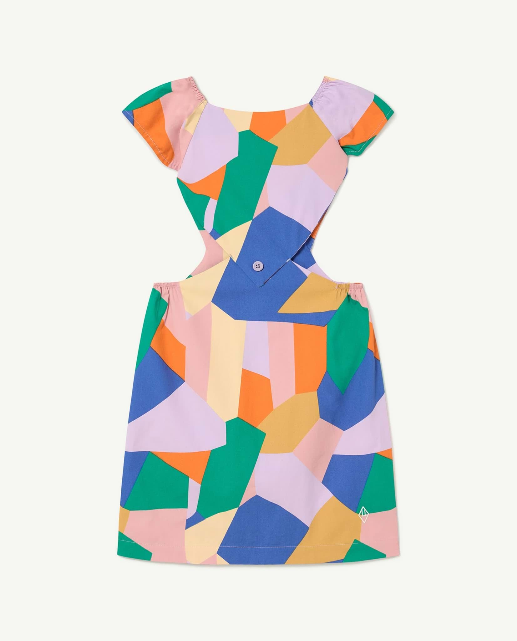 صورة  LILAC GEOMETRIC FORMS BADGER DRESS
