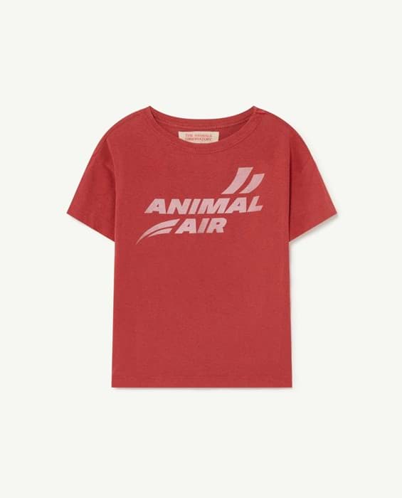 Picture of MAROON ANIMAL AIR ROOSTER T-SHIRT
