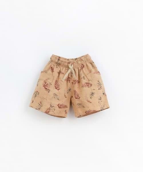 Picture of printed linen shorts(braid)boy