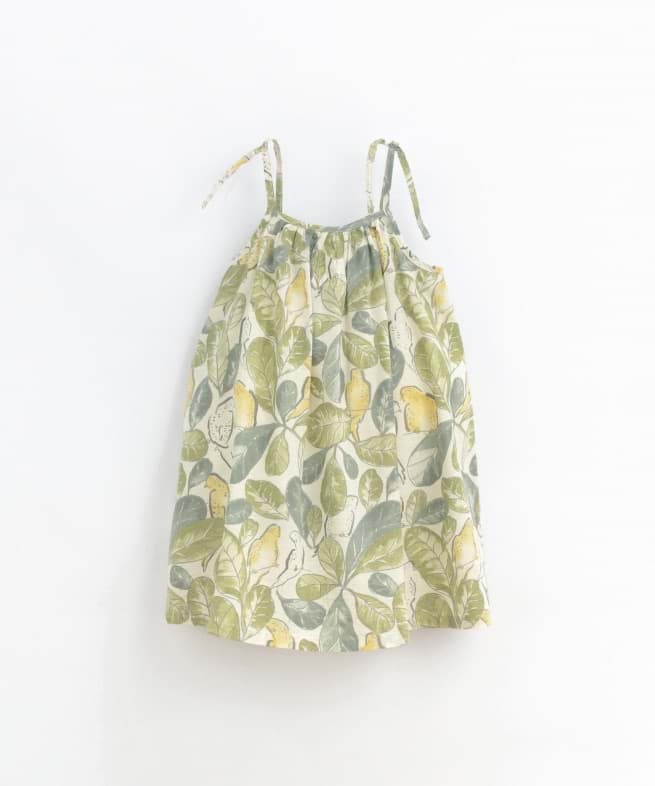 Picture of printed woven dress(reed2) girls