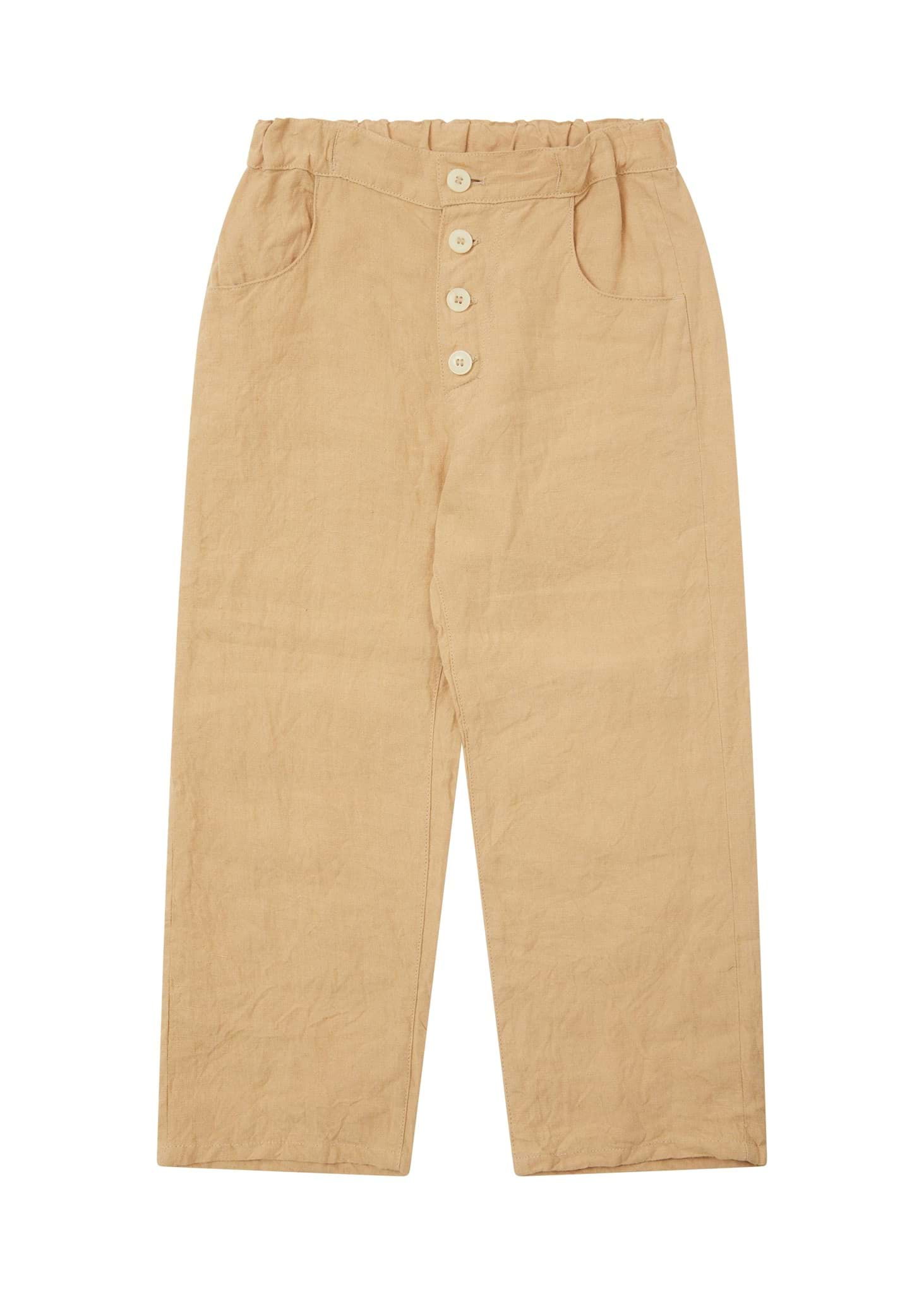 صورة ERODIUM TROUSERS - BEIGE LINEN
