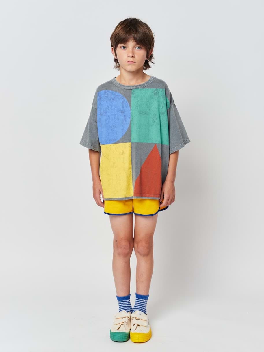 صورة Geometric Color Block T-shirt
