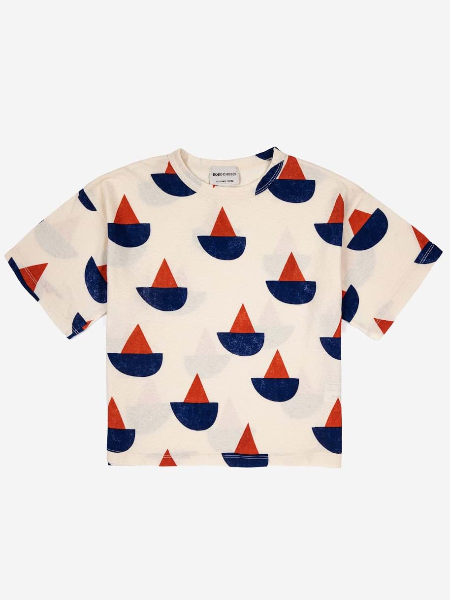 صورة Sail Boat Short Sleeve T-shirt 
