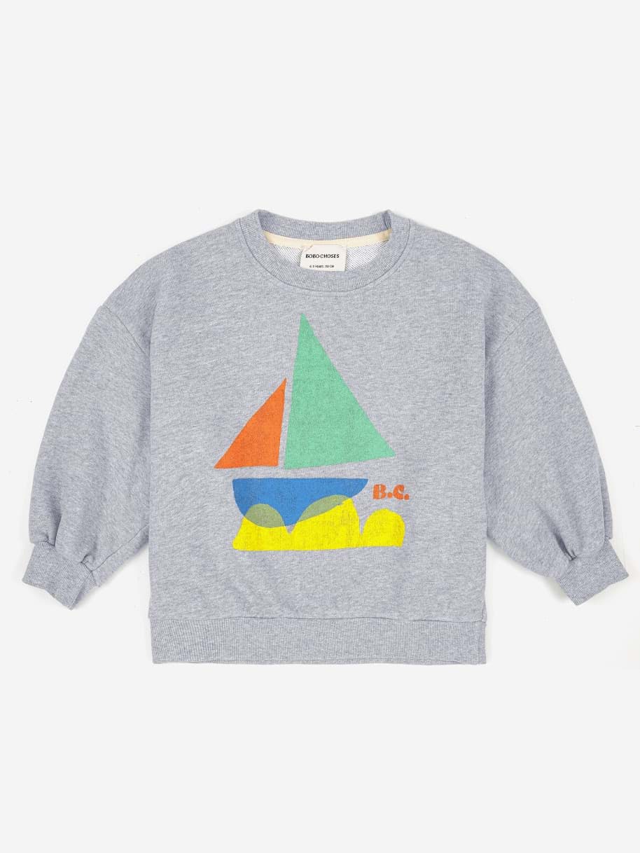 صورة Multicolor Sail Boat Sweatshirt

