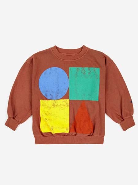 صورة Geometric Color Block Sweatshirt
