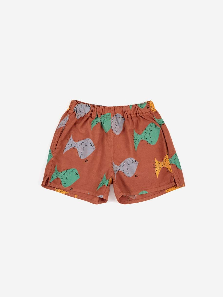 صورة Multicolor Fish All Over Woven Shorts
