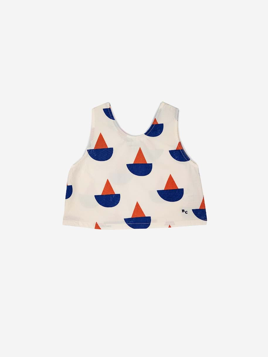 صورة Sail Boat All Over Woven Tank Top 
