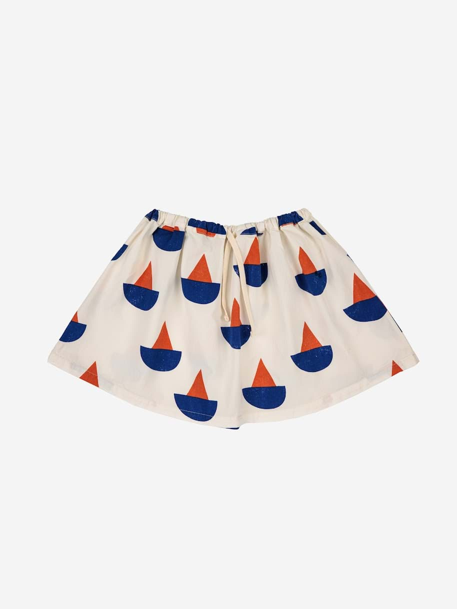 صورة Sail Boat All Over Woven Skirt
