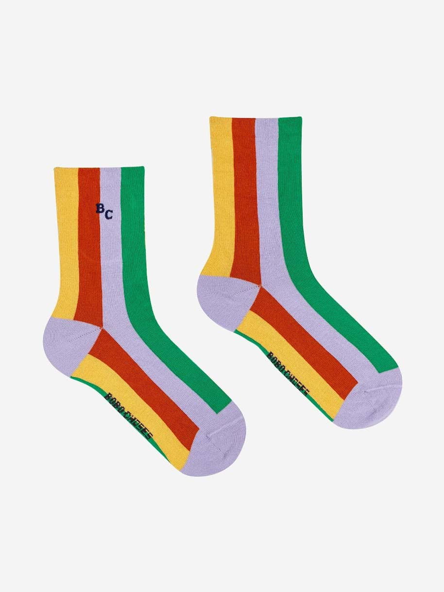 صورة Color Stripes Long Socks 
