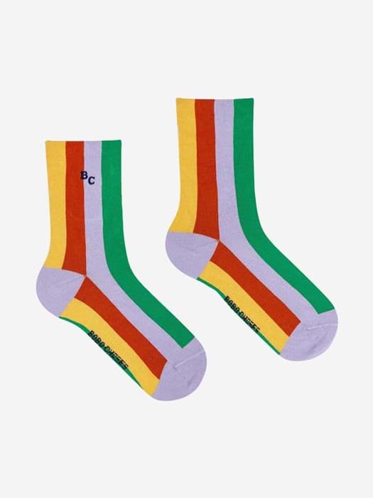 صورة Color Stripes Long Socks 
