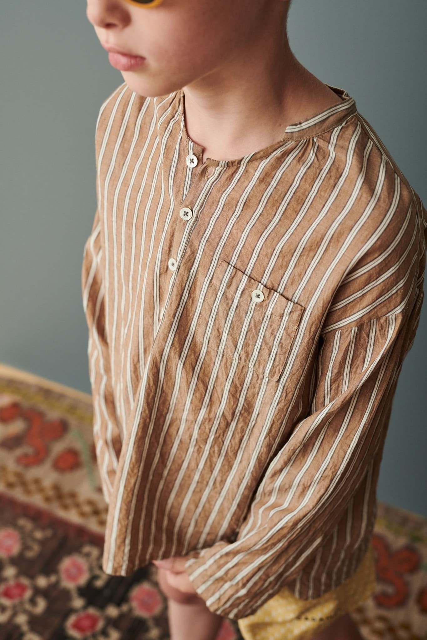 صورة Adonis shirt (beige stripe)
