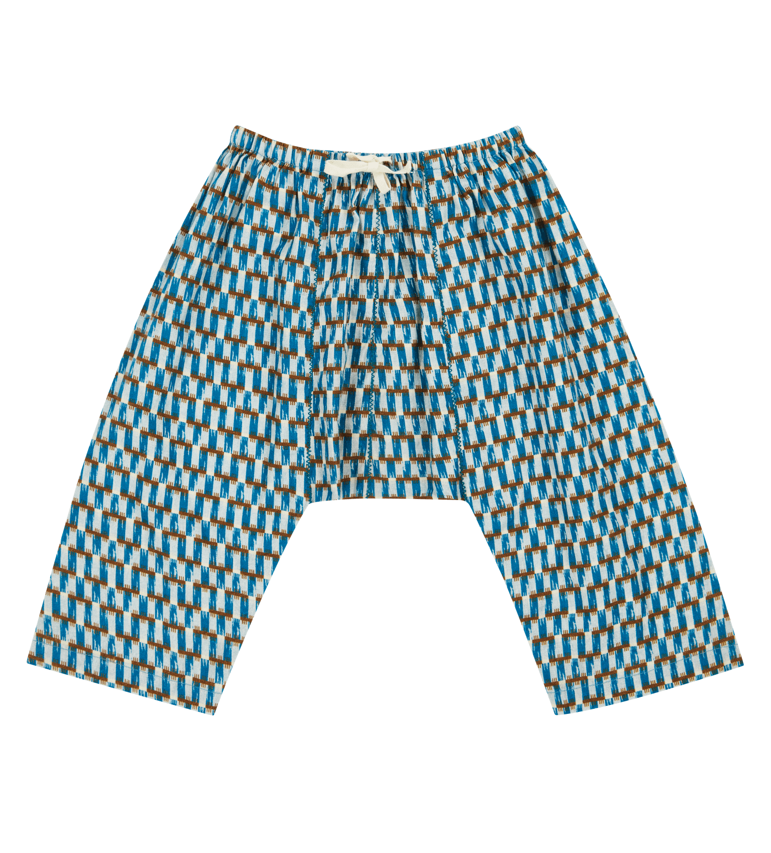 صورة Linum baby trouser (blue geo print)
