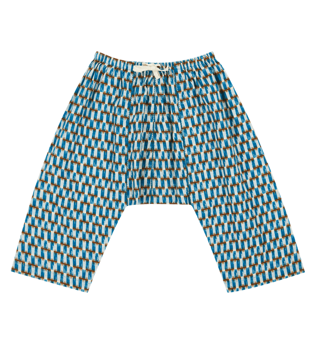 صورة Linum baby trouser (blue geo print)
