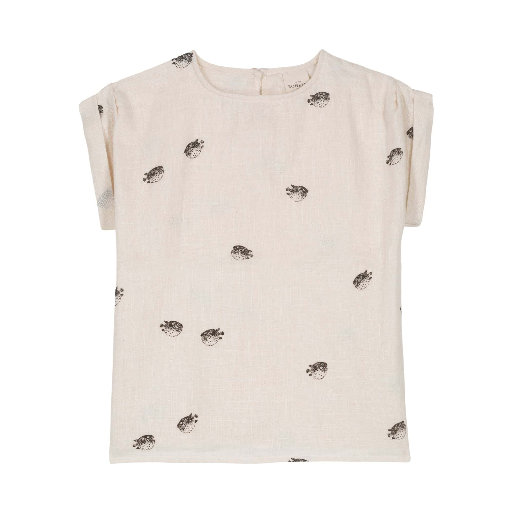 صورة Shirt Praslin (off white/Puffer fish)
