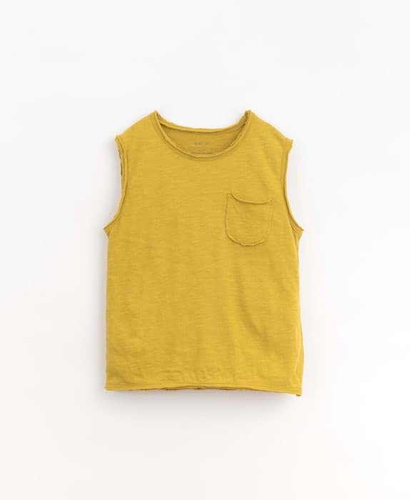 صورة Flame jersey sleeveless t-shirt (lemongrass)
