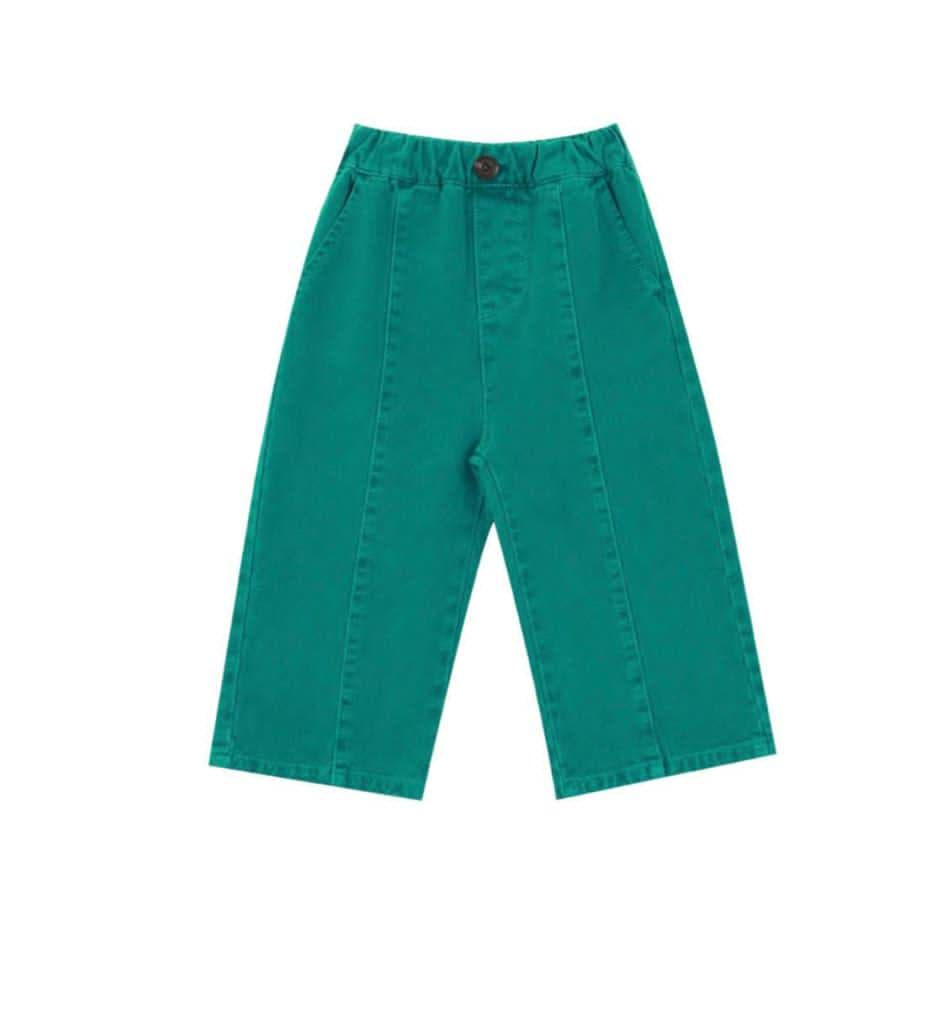 صورة Green Wide Leg Denim
