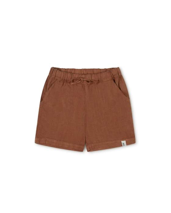 Picture of Arkie Linen Shorts Rust