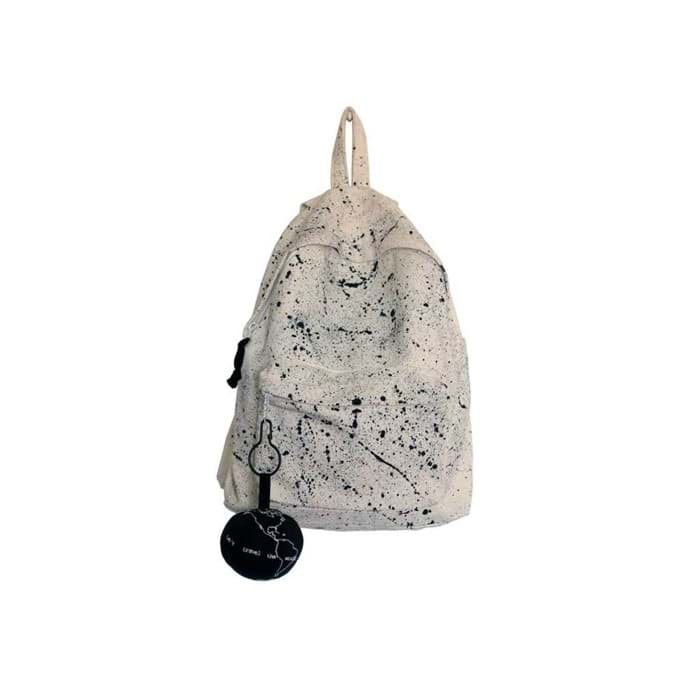صورة Handpainted Backpack + Globe - Splattered
