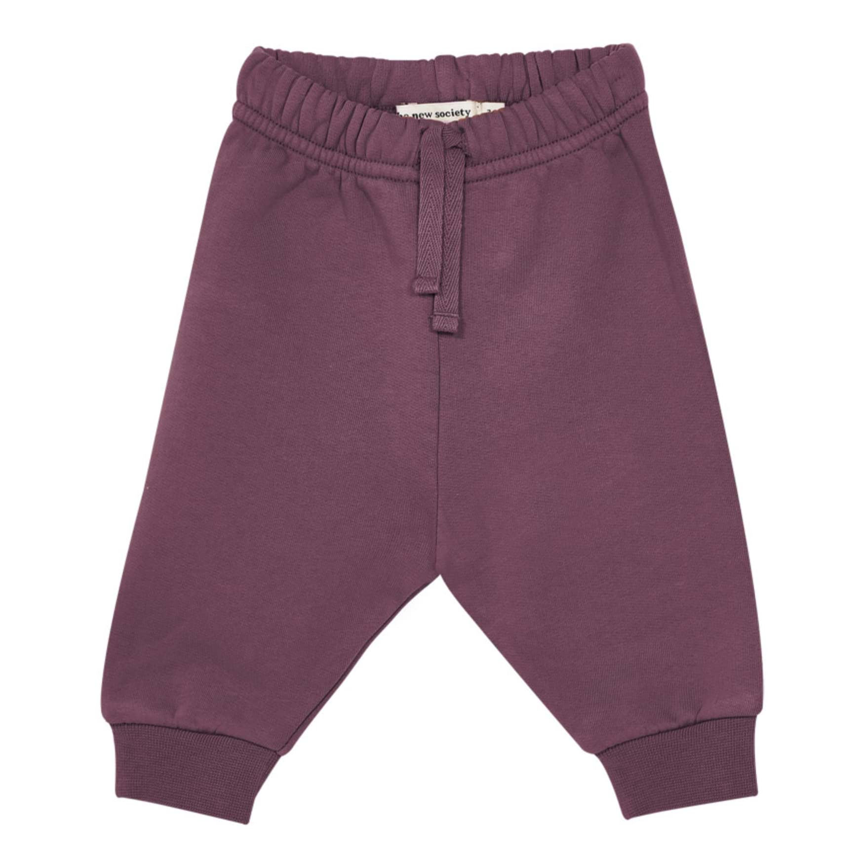 صورة Hugo Organic Cotton Joggers Plum
