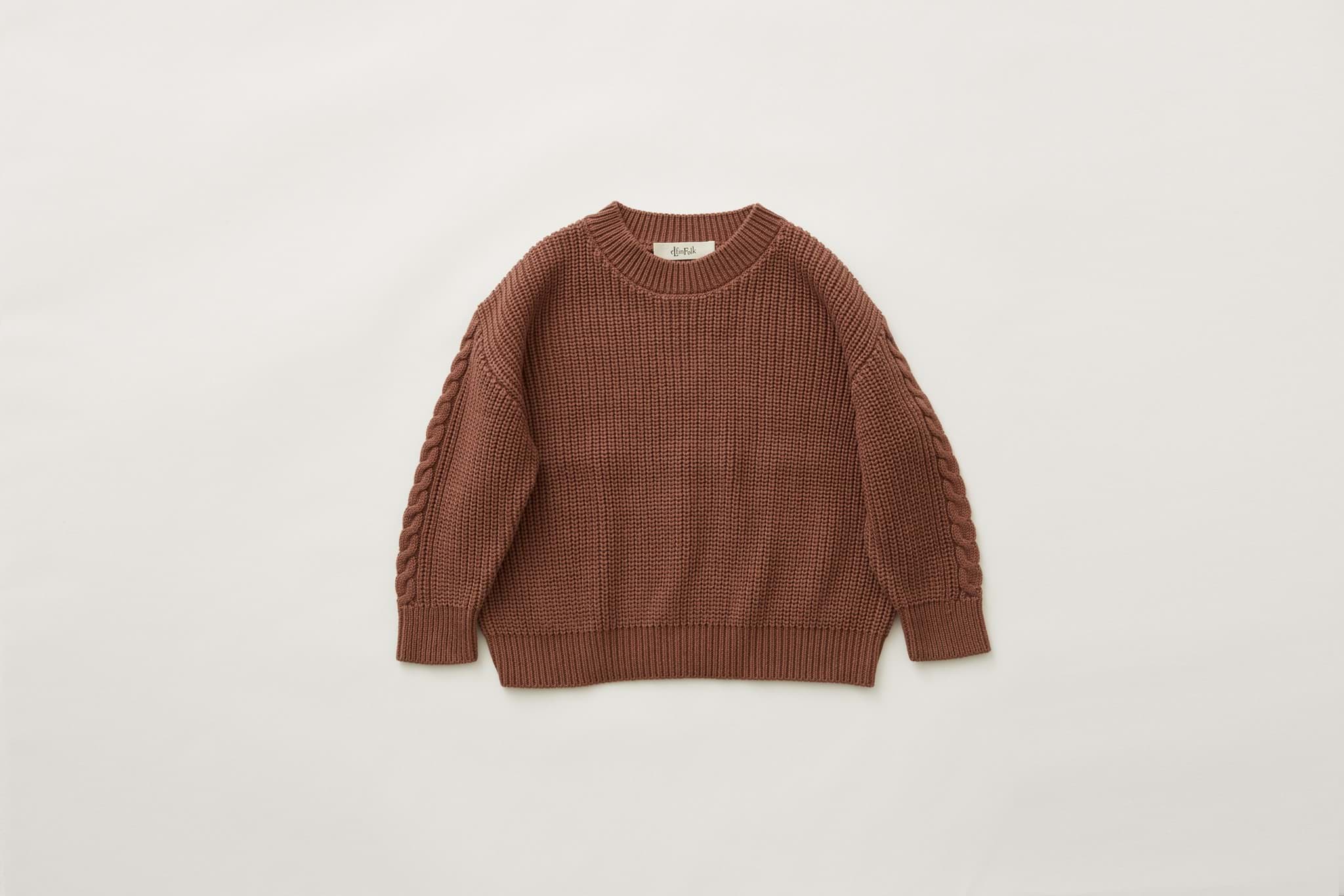 صورة Rib Stitch Sweater
